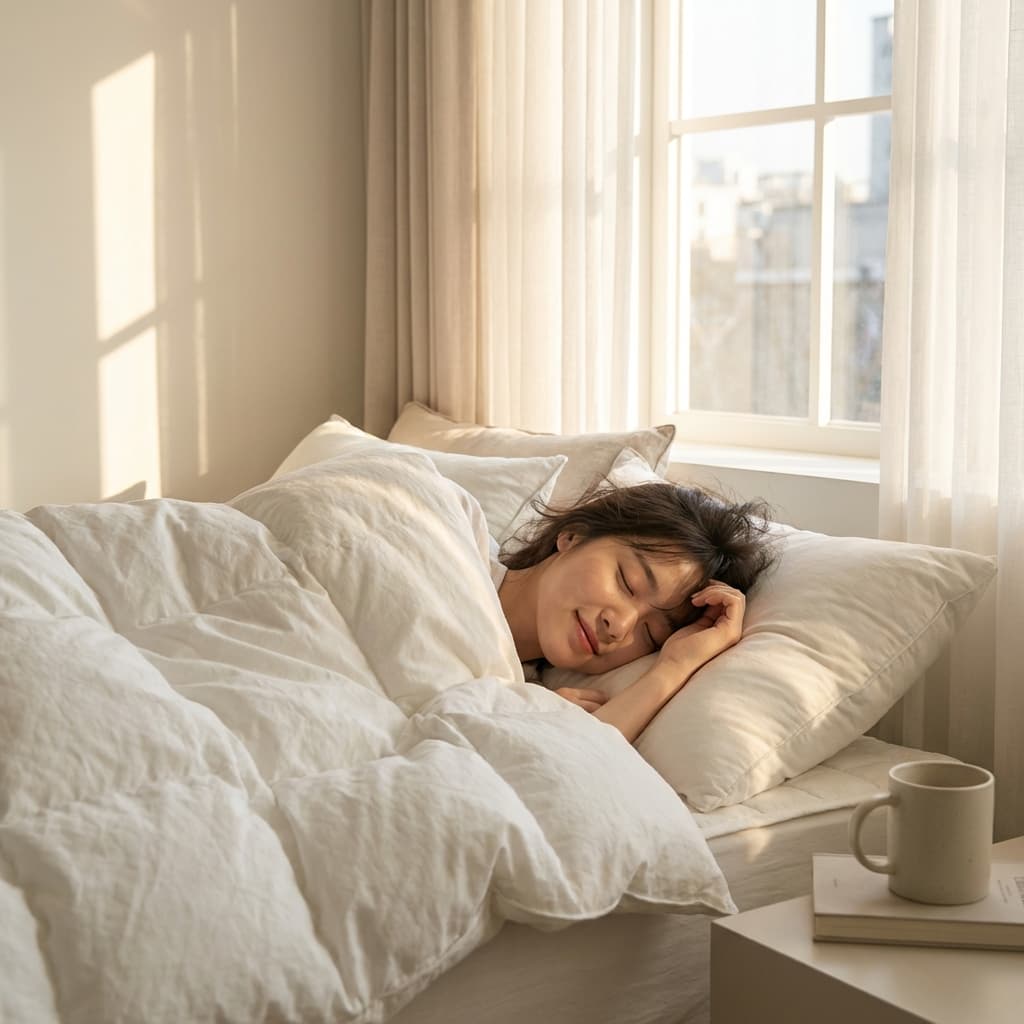 夜中에 目이 覚める理由、睡眠薬なしで朝까지 ぐっすり眠る「水昇火降」의 秘密